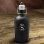 Groomsman circle monogram growler