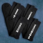 Groom Crew Black Wedding Socks