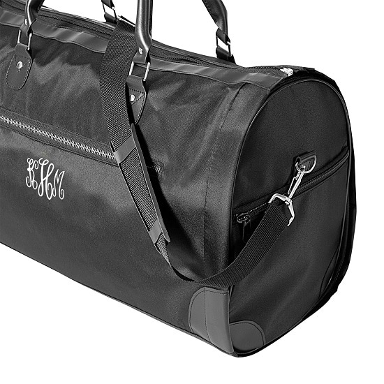 Embroider a monogram for bridesmaids on the Jetsetter Convertible Travel Bag