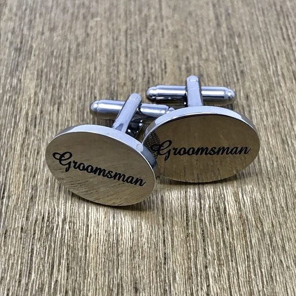 Engraved Groomsmen Cufflinks