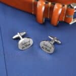 Engraved Father of the Bride Cufflinks