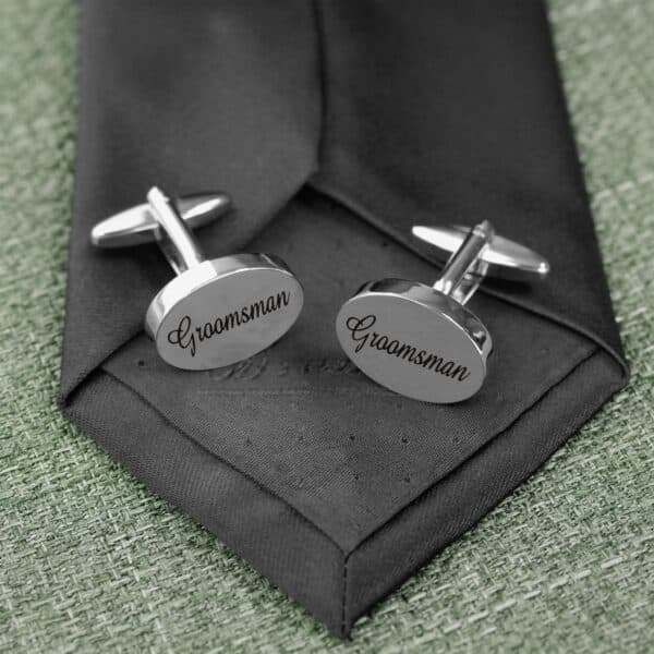 Groom Crew Cufflinks (Gift Boxed)