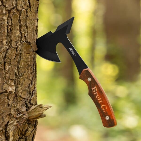 Personalized Blade of Honor Throwing Axe