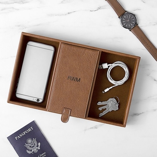 Personalized Desktop Charging Station & Organizer (For Groomsmen)