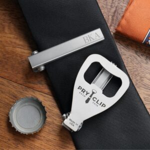 Pryclip Engraved Bottle Opener Tie Clip