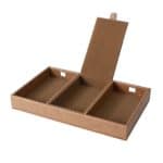 There's plenty of room for phones, cords and loose change in our men's desktop organizer.