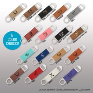 Color choices for personalized need for speed bottle opener