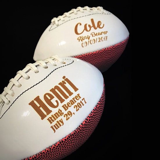 Best Man Personalized Football