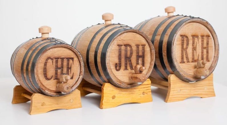 custom whiskey barrel