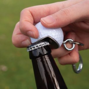 The BeerWedge Golf Ball Bottle Opener. The best gift for golfers