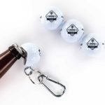 3 Golf Ball 1 Beer Wedge Set - Diamond Design
