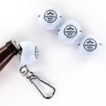 3 Golf Ball 1 Beer Wedge Set - FleuDeLis Design