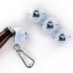 3 Golf Ball 1 Beer Wedge Set - Golf Cart Design