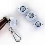 3 Golf Ball 1 Beer Wedge Set - Initials and Date Design