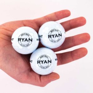 Custom Groomsmen Golf Balls – Sleeve of 3