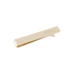 Gold tie bar engraved with name or initials (1009G)