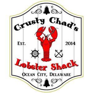 Personalized Lobster Shack Premium Wood Sign