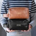 THE MAVERICK Personalized Vegan Leather Dopp Kit