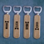 Groom Crew Wooden Bottle Openers