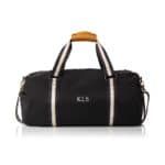 2536BK - Black Personalized Nylon Duffle Bag for Groomsmen