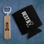 Bottle Opener Can Cooler Set for Best Man