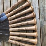 A set of engraved Forkball Grill Forks will get your wedding party men excited