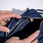 Blue Nylon Dopp Kit – Interior