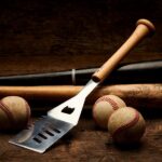 Personalized BBQ Spatula with Baseball Bat Handle