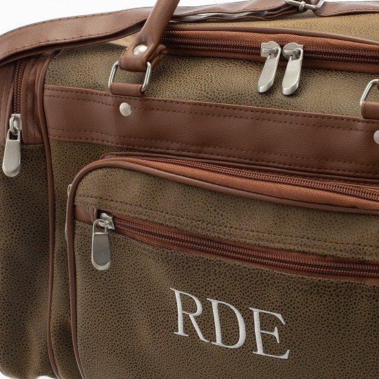 Each groomsmen will love getting their own One Nighter Duffle Bag great for wedding travel and the bachelor party weekend