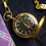 Personalized golf pocket watch