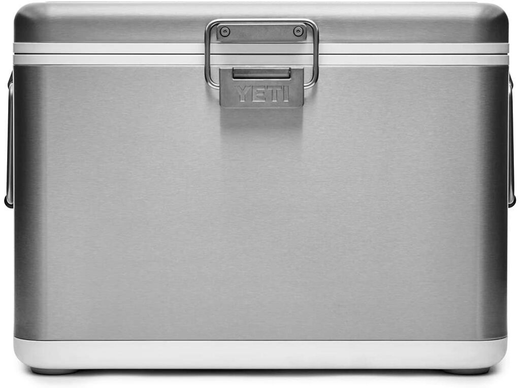 Yeti stainless steel cooler