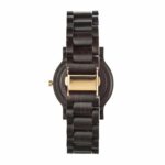 Back of Ebony Wood Watch