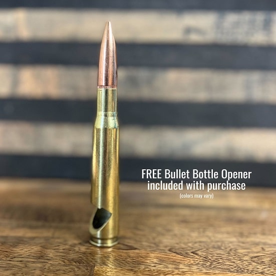 Free Bullet Bottle Opener Included with Purchase