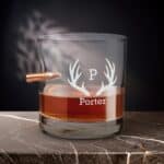 Personalized 11oz. Bullet Whiskey Lowball Glass