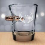 Personalized 2oz. Bullet Shot Glass