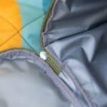 The inside of the groomsmen backpack cooler is fully insulated to keep your drinks cold