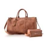 THE MAVERICK Vegan Leather Travel Set (Duffle & Dopp)