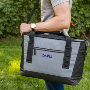 The XL Party Cooler has an over the shoulder strap to make carrying simple.