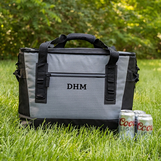 A great groomsmen gift cooler for bachelor parties and other pre-wedding festivities