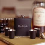Black Matte Flask Set