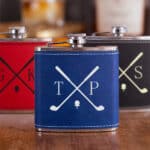 Set of golf flasks