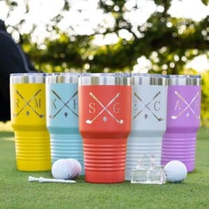 Birdie Cup Personalized Women's Golf Tumbler - Bridesmaid Golf Gift