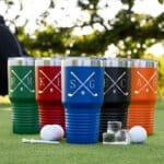 Bridesmaid gift set of golf tumblers