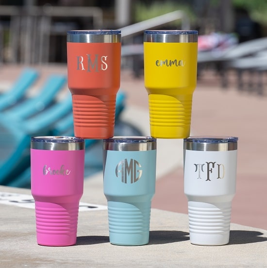Bachelorette Party Personalized Cups for Bridesmaids