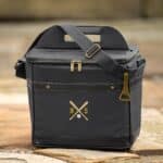 Black baseball cooler