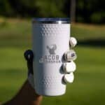 Engraved golf ball cup for groomsmen gifts (looks like a golf ball)