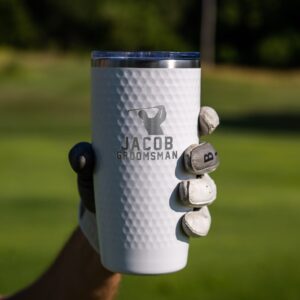 Engraved golf ball cups for groomsmen gifts