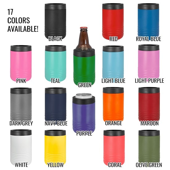 Can Holder color options for metal golf cozies