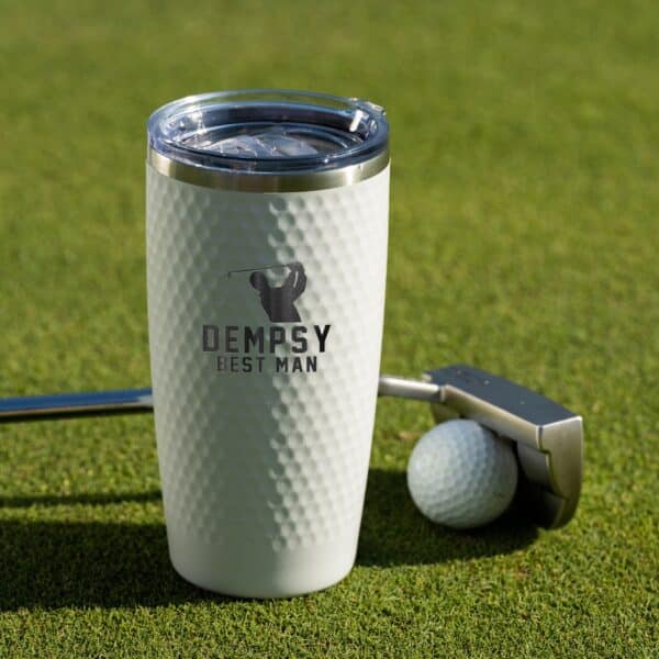 Matching set of groomsman golf cups (looks like a golf ball)