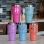 Personalized Bridesmaid Drink Tumblers